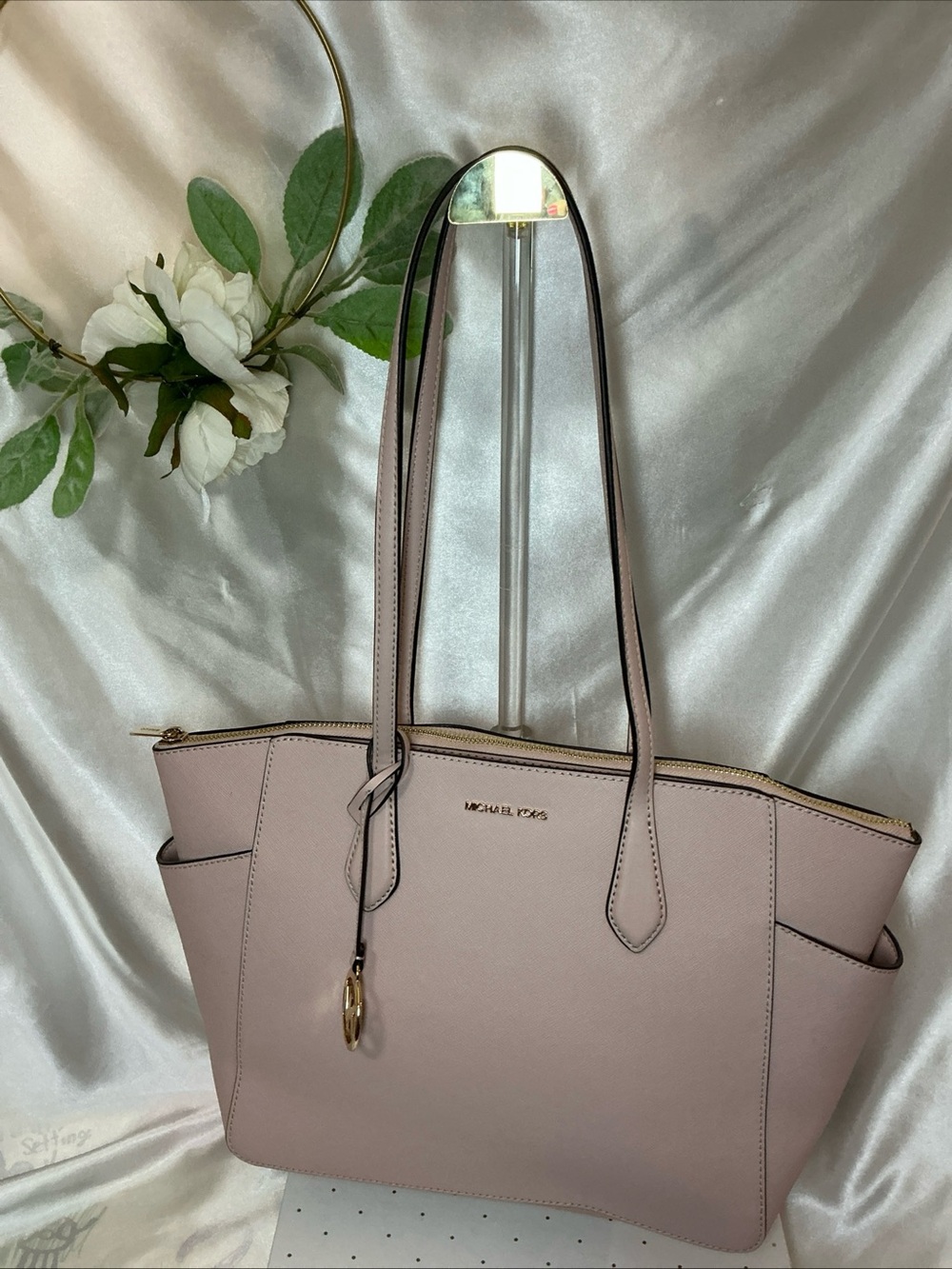 NWT Michael Kors Marilyn Pink Blush Medium Tote